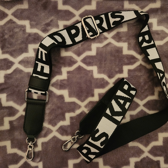 ✨️KARL LAGERFELD✨️ PARIS 🕶 MAYBELLE ROUND HEAD DUO CAMERA CROSSBODY BAG NWT - Picture 9 of 12